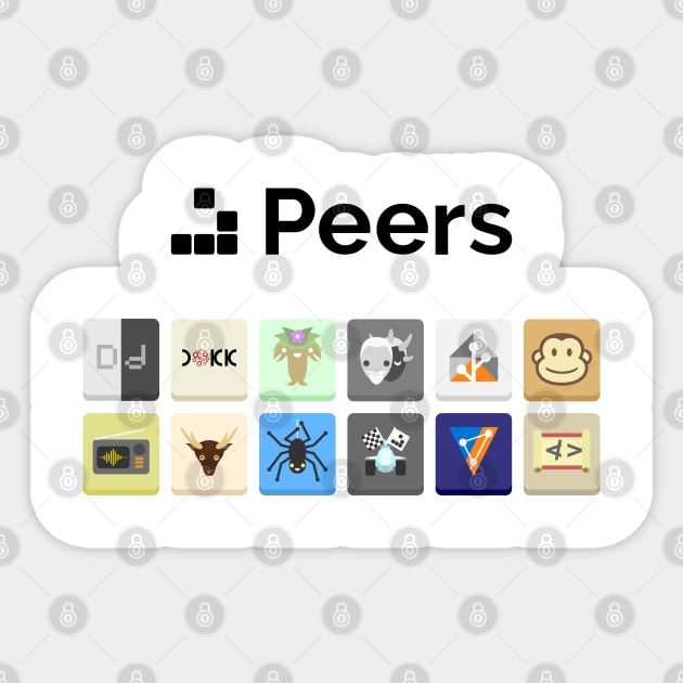 Peers Banner 2021 Sticker by fenrispunk